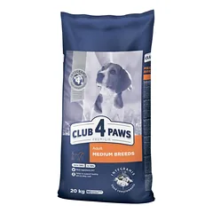 CLUB 4 PAWS Premium sausas ėdalas suaugusiems vidutinių veislių šunims 2 kg — 4 nuotrauka