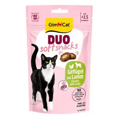 GimCat Duo Soft skanėstai su paukštiena ir ėriena katėms