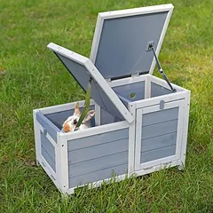 Lionto triušidė su dviem įėjimais, L 70 x B 43 x H 45 cm — 3 nuotrauka