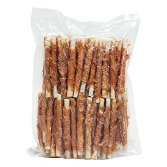 Sausgyslinė lazdelė apsukta vištiena, skanėstas šunims, 1 kg