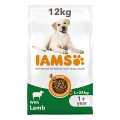 IAMS sausas maistas didelių veislių šunims su ėriena, L, 12 kg