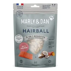 Marly & Dan Hair Ball skanėstai su lašiša katėms
