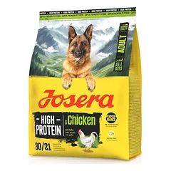 JOSERA High Protein Adult Chicken 24x900g aukštos energetinės vertės ėdalas sportiniams šunims