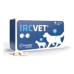 Pharmadiet Irc-Vet papildai šunims ir katėms, tinkamai inkstų veiklai palaikyti, 60 tablečių