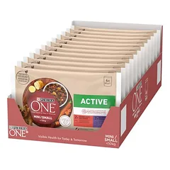 Purina ONE Mini Active su jautiena ir antiena, drėgnas maistas šunims — 2 nuotrauka