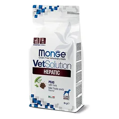 MONGE VetSolution sausas pašaras kepenų funkcijai palaikyti šunims, 12 kg
