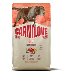 Carnilove Dog True Fresh Beef 4 kg parduotuvėje mumbo.lt