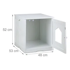 Katės spintelė Relaxdays 10041295.0, 48 × 52 × 53 cm — 4 nuotrauka