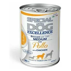 Special Dog Excellence Medium Adult Chunks su vištiena, drėgnas maistas šunims 400 g