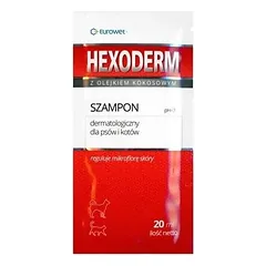 Eurowet šampūnas Hexoderm šunims ir katėms 20ml