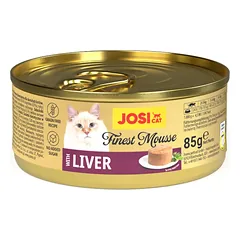 JosiCat Finest Mousse with Liver, paštetas katėms su kepenėlėm, 85g