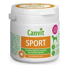Canvit Sport šunims vitaminai ir aminorūgštys raumenų atstatymui, 100 g