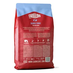 CARNILOVE Active Salmon&Turkey Adult Large Breed sausas pašaras d.veislių šunims su lašiša, 12 kg — 2 nuotrauka