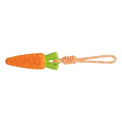Trixie Žaislas šuniui Morka ant virvės, TPR, 20 cm/39 cm