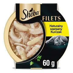 SHEBA Filets šlapias kačių maistas su vištiena padaže 60 g