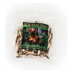 Real Dog Snacks Duck, Cod Sandwiches 500 g parduotuvėje mumbo.lt