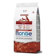 Monge All Breeds Adult Lamb sausas pašaras šunims