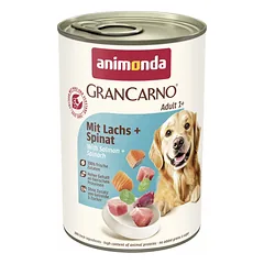 ANIMONDA GranCarno Adult Dog, skonis: lašiša + špinatai, 400 g