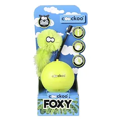 Europet Bernina Foxy Magic Ball lime elektroninis vibruojantis žaislas katėms, tvirtinamas
