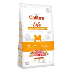 CALIBRA Dog Life Adult Small Breed Lamb 1,5 kg mažų veislių šunims ėriena