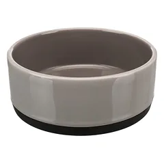 TRIXIE Dubenėlis, keramika/guma, 0.75 l/16 cm, pilkas — 2 nuotrauka