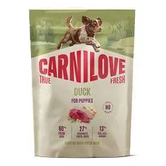 Carnilove True Fresh Duck Puppy sausas maistas šuniukams, 1,5 kg