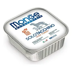 Monge Monoproteico „Solo” Konservuotas vieno baltymo maistas šunims (paštetas) (kalakutiena) 150g