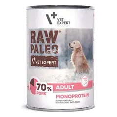 Raw Paleo konservai suaugusiems šunims su kiauliena 6×400 g