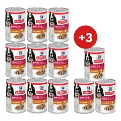 HILL'S Science Plan Canine Adult Turkey 370 g suaugusiems šunims su kalakutiena 9+3 NEMOKAMAI