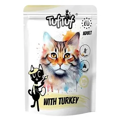 TufTuf Nassfutter für Katzen – Fleischpastete Beutel 300 g