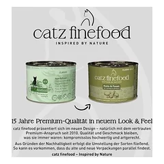 catz finefood ekonominė pakuotė, drėgnas maistas katėms 12 x 200 g — 5 nuotrauka