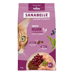 SANABELLE Senior 2 kg vištienos suaugusiems ir vyresnio amžiaus katėms