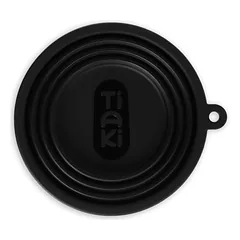 TIAKI silikoninis kelioninis dubenėlis, juodas, 750 ml, Ø 15 cm — 4 nuotrauka