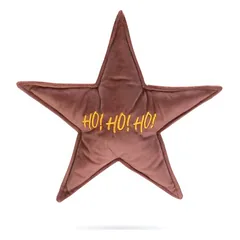 Designed by Lotte žaislas šunims, kalėdinė žvaigždė iš aksomo, rožinė