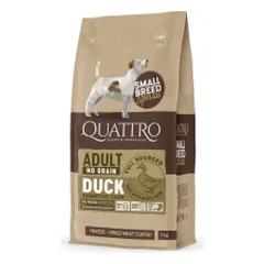 Quattro Small Breed Adult sausas pašaras su antiena mažų veislių šunims - Pet24