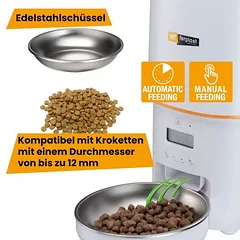 Ferplast automatinis maisto dozatorius Risto Pet, iki 4 l sauso maisto — 3 nuotrauka