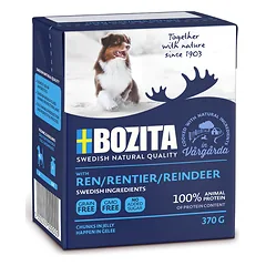 Bozita Dog Naturals :Elnias drebučiuose 370g
