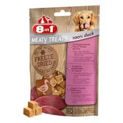 8in1 Meaty Treats šaltyje džiovintos antienos skanėstai šunims, 50 g