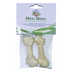 King Bone Kaulas baltas su mazgu 7.5cm 2vnt (mažesni 6.5-7cm)