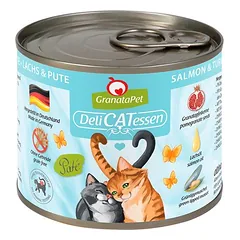GranataPet DeliCatessen bandomasis rinkinys, drėgnas maistas katėms 6 x 200 g — 4 nuotrauka