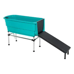 Blovi Booster Pet Tub - patogus gyvūnų maudymo kubilas su rampa