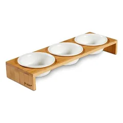 PiuPet® Katzennapf Set I Napferhöhung I 250ml I Spülmaschinenfest