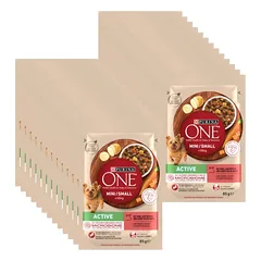 Purina One Mini/Small Active šunų ėdalas, 26x85 g