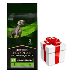 PRO PLAN Veterinary Diets HA hipoalerginis sausas maistas šunims 7kg + Staigmena ŠUNIUI