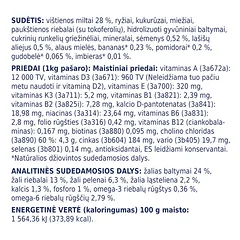 CLUB 4 PAWS Premium visavertis pašaras suaugusiems vidutinių veislių šunims, 14 kg — 3 nuotrauka
