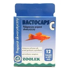Akvariumo priežiūros priemonė Bactocaps C, 12 kaps.
