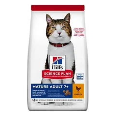 Hill’s Science Plan Feline Mature Sausas maistas suaugusioms katėms (su vištiena) 10 kg