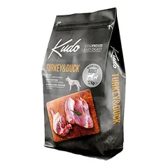 KUDO Turkey&Duck Medium Maxi Adult sausas maistas suaugusiems šunims 12 kg
