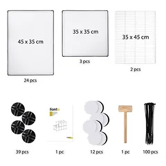 Lionto plastikinis aptvaras laisvam judėjimui, 2 aukštų, L 147 x B 75 x H 92 cm — 5 nuotrauka