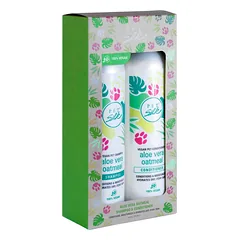 Pet Silk Vegan Aloe Vera Avižų Rinkinys - šampūnas + kondicionierius kailiui su alaviju ir avižomis, koncentratas 1:16